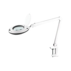 лампа для мастерской с увеличительным стеклом rebel 5d 10w, 6500 k цена и информация | Настольная лампа | hansapost.ee