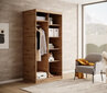 Riidekapp ADRK Furniture Delia 100, pruun цена и информация | Kapid | hansapost.ee
