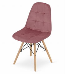 Стул DUMO - темно-розовый бархат x 3 цена и информация | Oskar Кухонная мебель | hansapost.ee