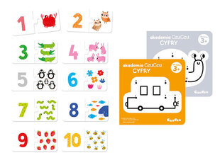 Hariv komplekt Czuczu numbrid цена и информация | Развивающие игрушки для детей | hansapost.ee