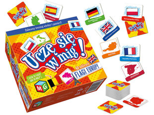 Hariv mäng Euroopa lipud. Õpin kiiresti selgeks MultiGra, GR0642, PL hind ja info | Lauamängud ja mõistatused perele | hansapost.ee