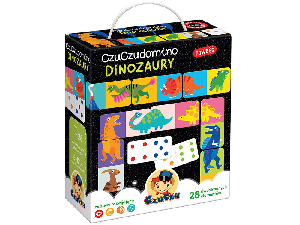 Puslemäng Czuczu Domino Dinosaurs 28ELE ZA4222 hind ja info | Lauamängud ja mõistatused perele | hansapost.ee