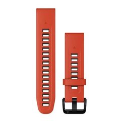 Garmin QuickFit Силиконовый ремешок, 20 мм, красный цена и информация | Аксессуары для смарт-часов и браслетов | hansapost.ee