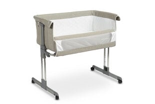 Детская кроватка Caretero Sleep2gether, Grey цена и информация | Манежи для детей | hansapost.ee