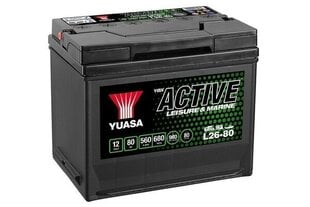 Аккумулятор Yuasa Leisure deep cycle g 80 Ач 12В цена и информация | Аккумуляторы | hansapost.ee