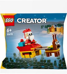 30670 Lego® Creator Jõuluvana saanisõit цена и информация | Конструкторы и кубики | hansapost.ee