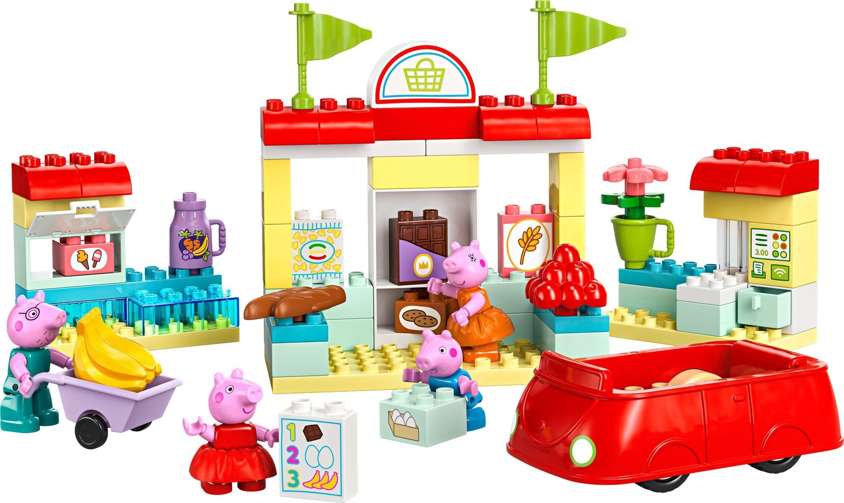 10434 Lego® Duplo Põrsas Peppa supermarket hind ja info | Klotsid ja konstruktorid | hansapost.ee