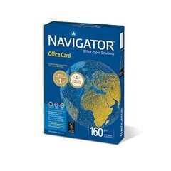 Paber NAVIGATOR Office Card, 160 g/m2, A4, 250 lehte hind ja info | Vihikud, märkmikud ja paberikaubad | hansapost.ee