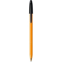 <p>Ручка шариковая Bic Orange Fine, 0,8 мм, черная, 1 шт. 101144.</p>
 цена и информация | Письменные принадлежности | hansapost.ee