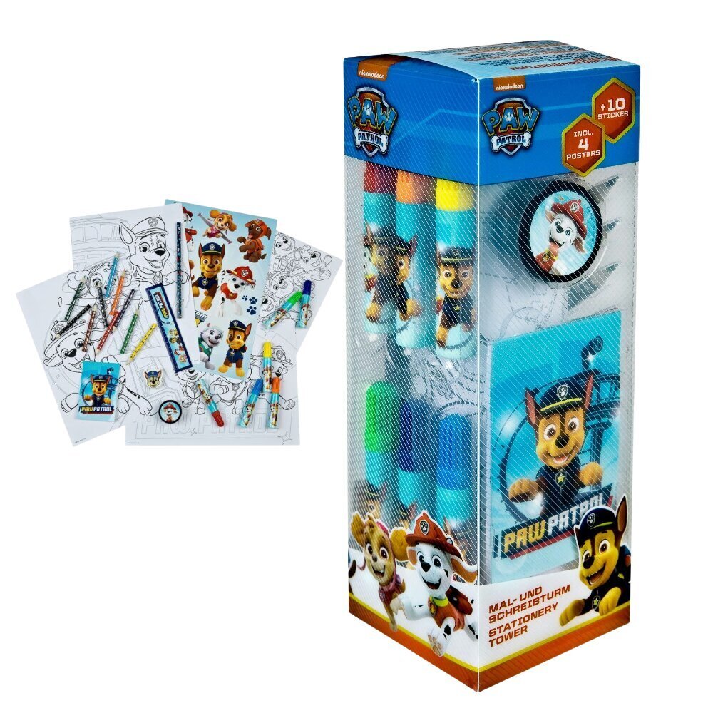 Värvimiskomplekt Paw Patrol, 35-osaline цена и информация | Kunstitarbed, voolimise tarvikud | hansapost.ee