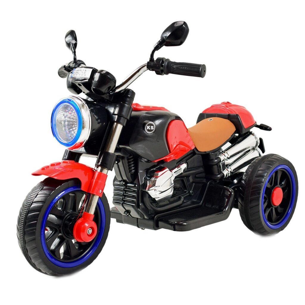 Akuga mootorratas lastele Super Toys 5189, punane hind ja info | Laste elektriautod | hansapost.ee