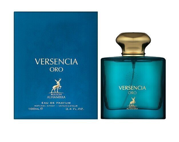 Parfüümvesi Maison Alhambra Versencia Oro EDP meestele, 100 ml hind ja info | Parfüümid meestele | hansapost.ee