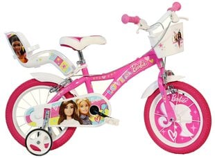 Laste jalgratas Barbie, 16", roosa hind ja info | Jalgrattad | hansapost.ee