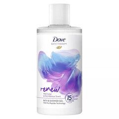 Vanni- ja dušigeel Dove Bath Therapy Renew Wild Violet & Pink Hibiscus Bath & Shower Gel, 400 ml hind ja info | Dušigeelid, õlid | hansapost.ee