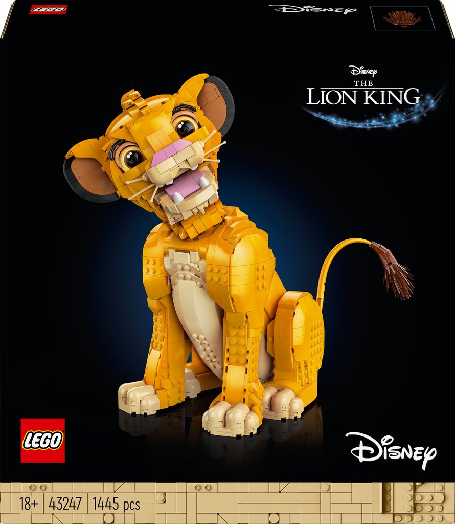 43247 Lego® Disney Noor lõvikuningas Simba цена и информация | Klotsid ja konstruktorid | hansapost.ee