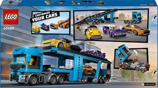 60408 Lego® City Transportauto koos sportautodega цена и информация | Конструкторы и кубики | hansapost.ee