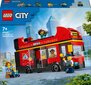 60407 Lego® City Punane kahekorruseline ekskursioonibuss цена и информация | Klotsid ja konstruktorid | hansapost.ee