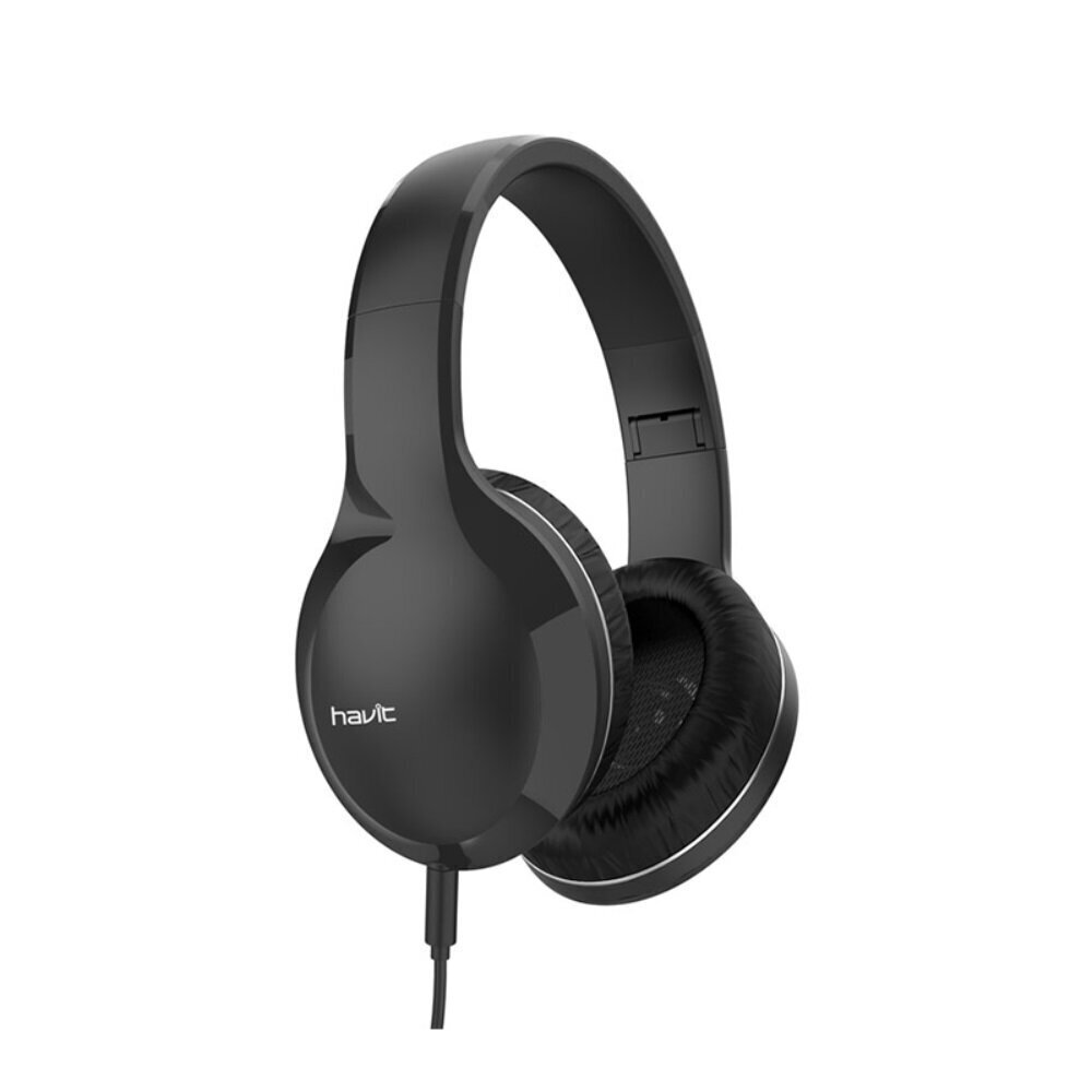 HAVIT wired headphones H100d on-ear black цена и информация | Kõrvaklapid | hansapost.ee