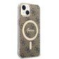 Guess 4G IML MagSafe Compatible Case for iPhone 13 Brown цена и информация | Telefonide kaitsekaaned ja -ümbrised | hansapost.ee