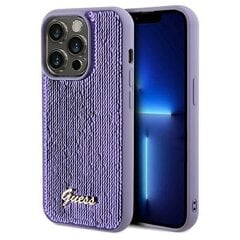 Guess GUHCP13LPSFDGSUiPhone 13 Pro | 13 6.1" fioletowy|purple hardcase Sequin Script Metal цена и информация | Чехлы для телефонов | hansapost.ee