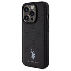 US Polo USHCP15LPYOK iPhone 15 Pro 6.1" czarny|black Yoke Pattern цена и информация | Чехлы для телефонов | hansapost.ee