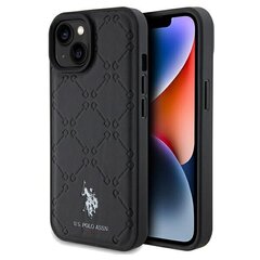 US Polo USHCP15SPYOK iPhone 15 | 14 | 13 6.1" czarny|black Yoke Pattern цена и информация | Чехлы для телефонов | hansapost.ee