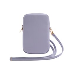 Guess PU Grained 4G Metal Logo Wallet Phone Bag Zipper Purple цена и информация | Чехлы для телефонов | hansapost.ee