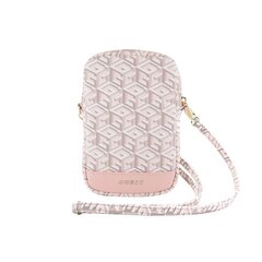 Guess PU G Cube Wallet Phone Bag Zipper Pink цена и информация | Чехлы для телефонов | hansapost.ee