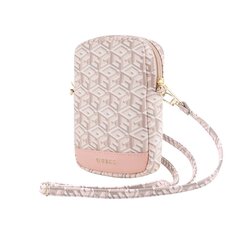 Guess PU G Cube Wallet Phone Bag Zipper Pink цена и информация | Чехлы для телефонов | hansapost.ee
