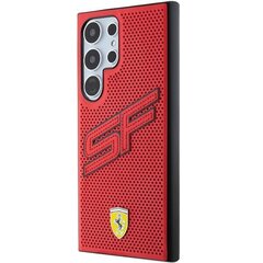 Ferrari FEHCS24LPINR S24 Ultra S928 czerwony|red hardcase Big SF Perforated цена и информация | Чехлы для телефонов | hansapost.ee