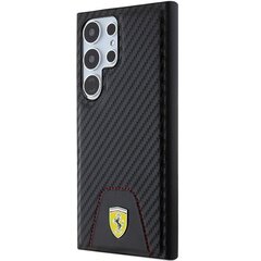 FerrariFEHCS24LN3PUK S24 Ultra S928 czarny|black hardcase Carbon Stitched Bottom цена и информация | Чехлы для телефонов | hansapost.ee