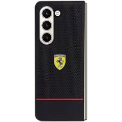 Ferrari FEHCZFD5PSEK Z Fold5 F946 czarny|black hardcase Perforated Line цена и информация | Чехлы для телефонов | hansapost.ee
