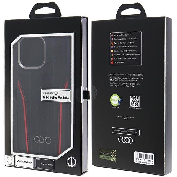 Audi Genuine Leather Mag hind ja info | Telefonide kaitsekaaned ja -ümbrised | hansapost.ee