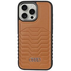 Audi Synthetic Leather MagSafe iPhone 15 Pro 6.1" czerwony|red hardcase AU-TPUPCMIP15P-GT|D3-RD цена и информация | Чехлы для телефонов | hansapost.ee