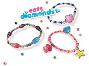 Käevõru valmistamise komplekt SES Creative Easy Diamonds 14682 hind ja info | Mänguasjad tüdrukutele | hansapost.ee