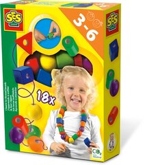 Puidust helmeste komplekt SES Creative 14808 hind ja info | Arendavad laste mänguasjad | hansapost.ee