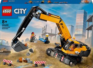 60420 Lego® City kollane ehitusekskavaator hind ja info | Klotsid ja konstruktorid | hansapost.ee