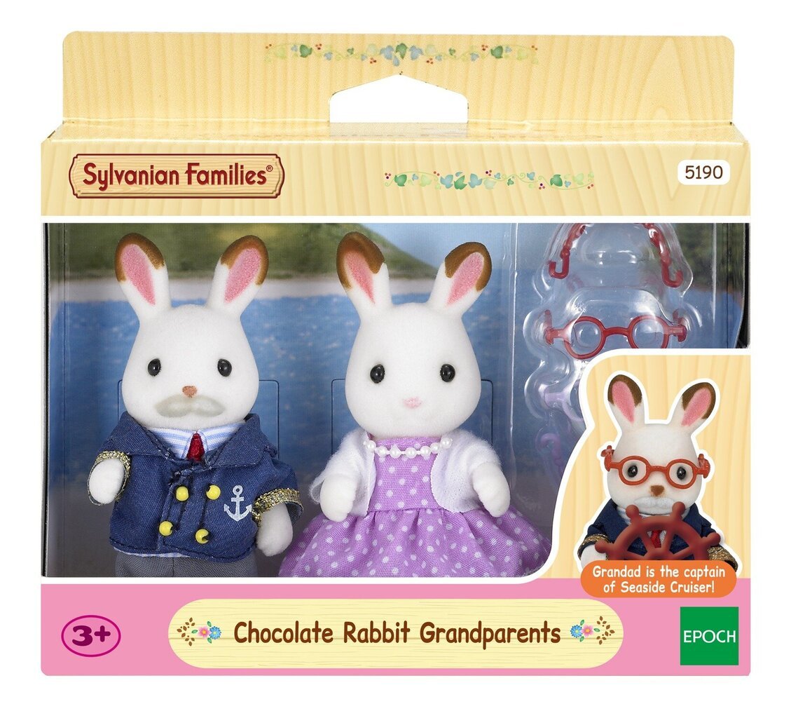 Figuurikomplekt Sylvanian Families Väikeste kõrvadega vanaisa küülikud hind ja info | Mänguasjad tüdrukutele | hansapost.ee