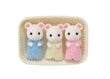 Figuurikomplekt Sylvanian Families Foam hiirekolmikud hind ja info | Mänguasjad tüdrukutele | hansapost.ee