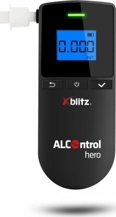 Elektrokeemiline alkomeeter Xblitz Alcontrol Hero price and information | Alkomeetrid | hansapost.ee