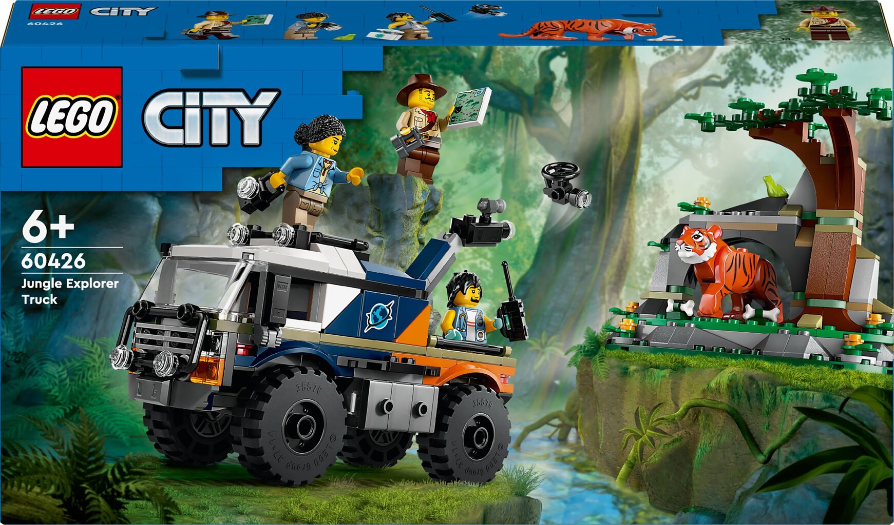 60426 Lego® City džungliuurija maastur hind ja info | Klotsid ja konstruktorid | hansapost.ee