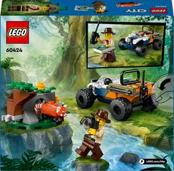 60424 Lego® City Džungliuurija ATV: missioon - punane panda hind ja info | Klotsid ja konstruktorid | hansapost.ee