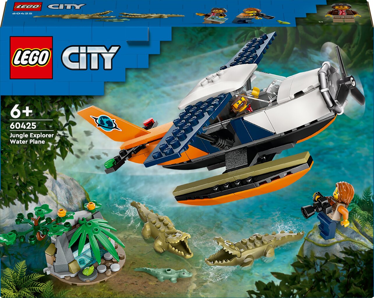 60425 Lego® City džungliuurija veelennuk цена и информация | Klotsid ja konstruktorid | hansapost.ee