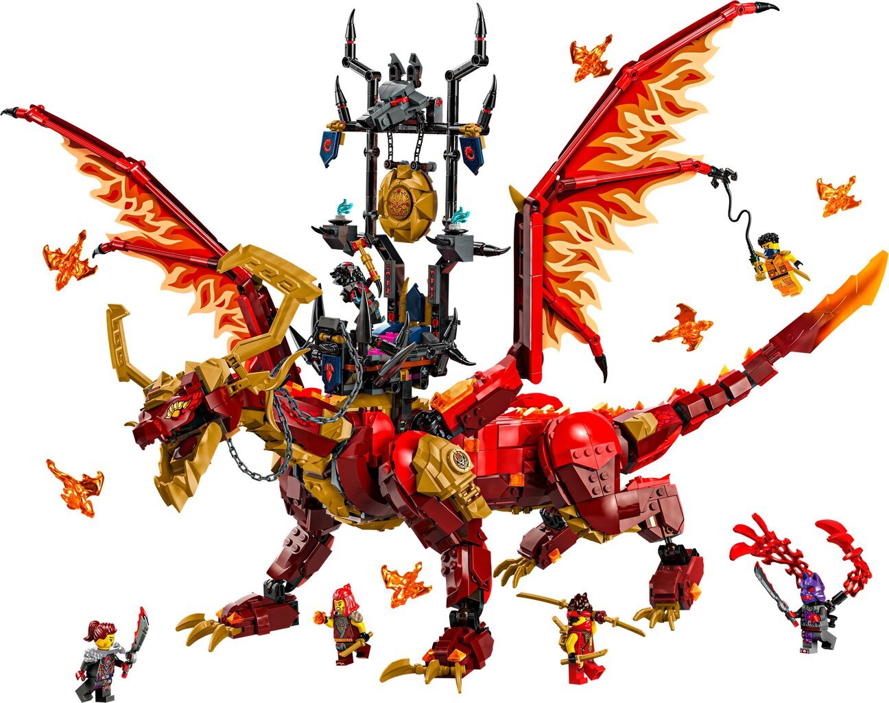 71822 Lego® Ninjago Liikumise allikadraakon цена и информация | Klotsid ja konstruktorid | hansapost.ee