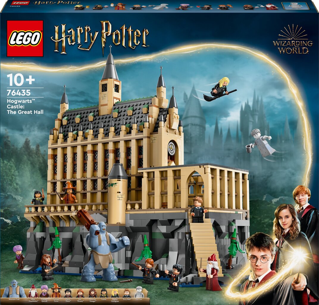 76435 Lego® Harry Potter Sigatüüka loss: suur saal цена и информация | Klotsid ja konstruktorid | hansapost.ee