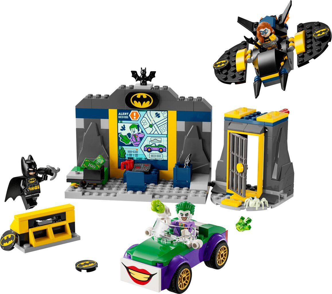 76272 LEGO® Super Heroes Batmani koobas koos Batmani, Batgirli™ ja Jokkeriga цена и информация | Klotsid ja konstruktorid | hansapost.ee