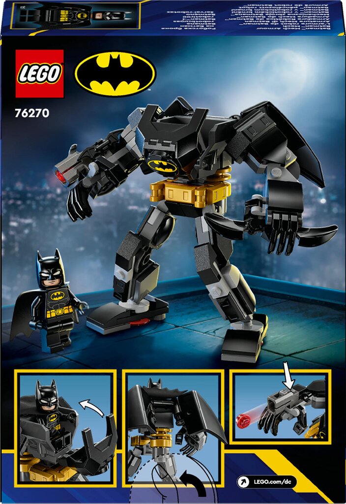 76270 Lego® Super Heroes Batmani soomusrobot цена и информация | Klotsid ja konstruktorid | hansapost.ee