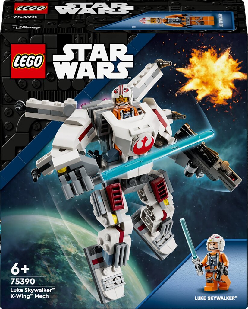 75390 LEGO® Star Wars Luke Skywalker X-Wing™ robot цена и информация | Klotsid ja konstruktorid | hansapost.ee