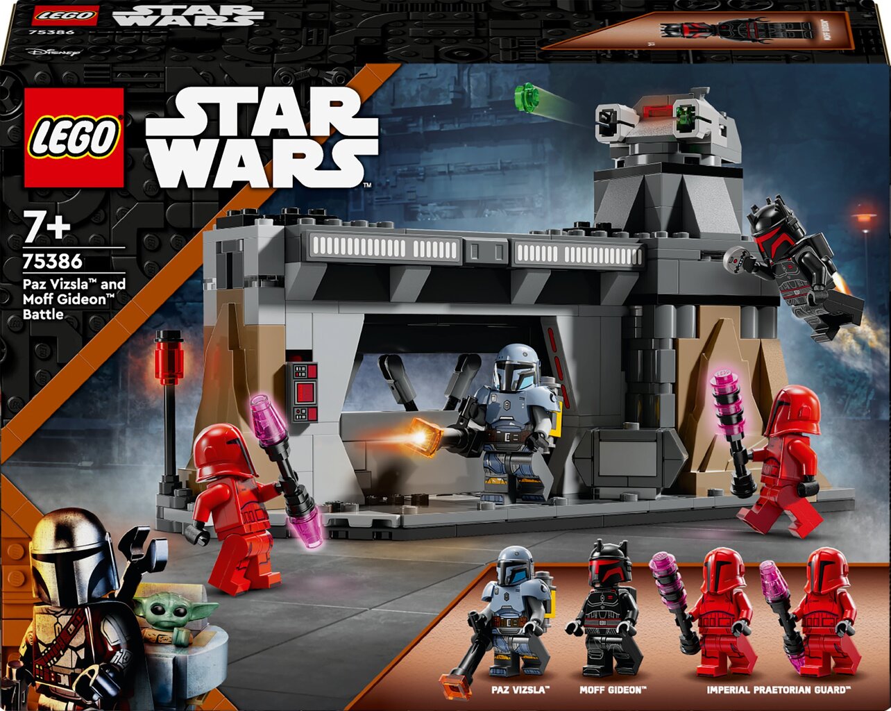 75386 Lego® Star Wars Paz Vizsla™ ja Moff Gideon võitlus цена и информация | Klotsid ja konstruktorid | hansapost.ee