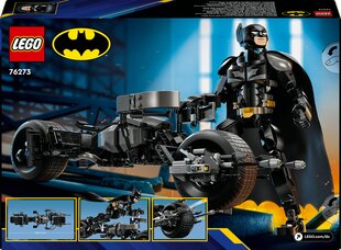 76273 lego® super heroes строящаяся фигурка бэтмена и мотоцикл цена и информация | Конструкторы и кубики | hansapost.ee